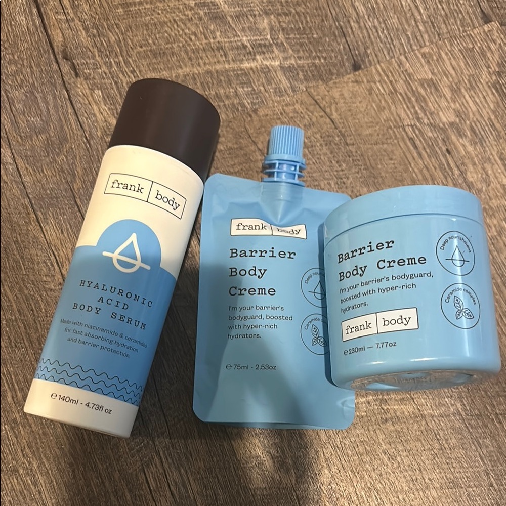 Frank Body Hyaluronic Acid Body Serum and Barrier Body Creme Set